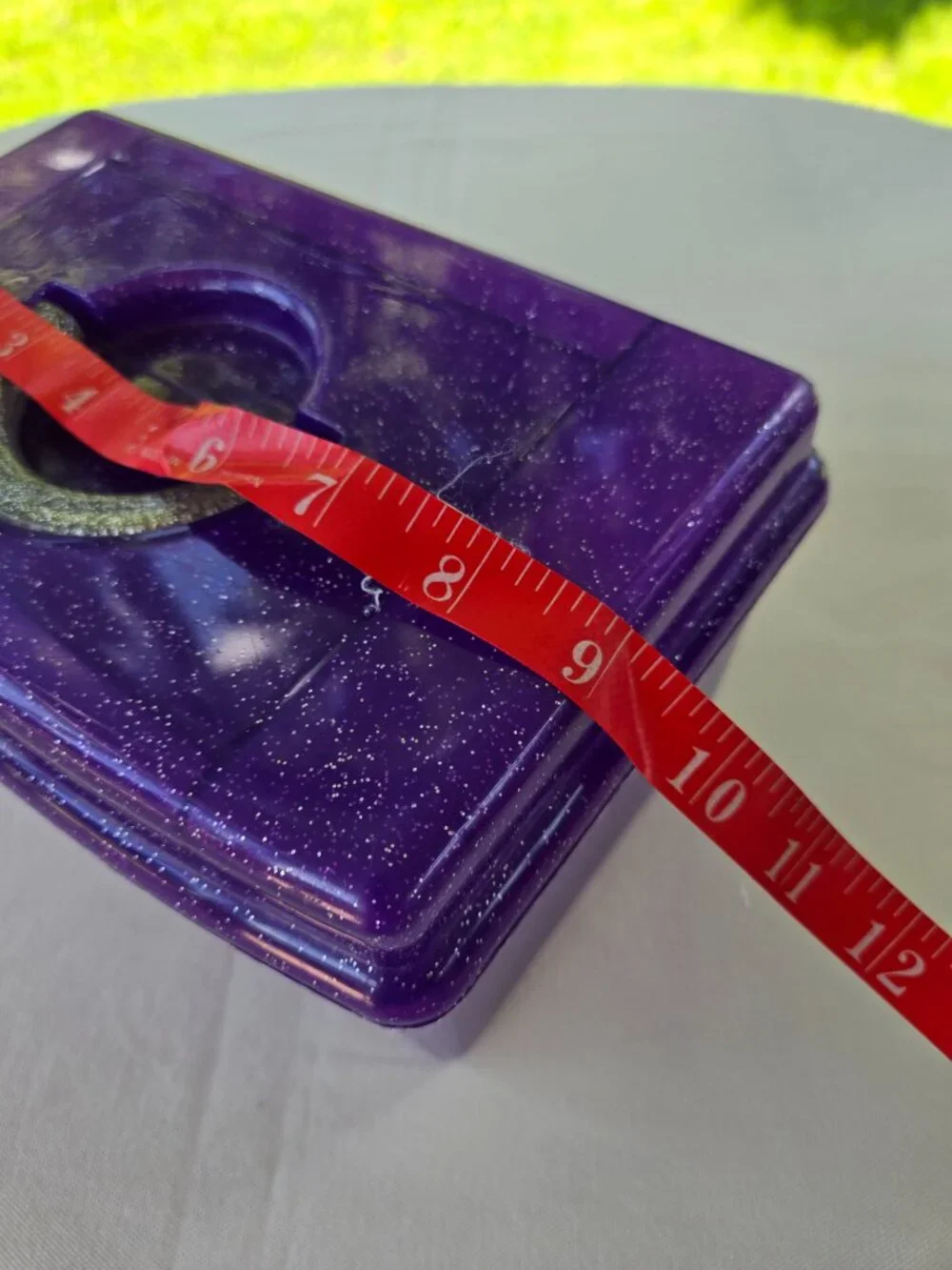 Caboodles Makeup Nails Case Purple Silver Glitter Metallics Jellies Millennial
